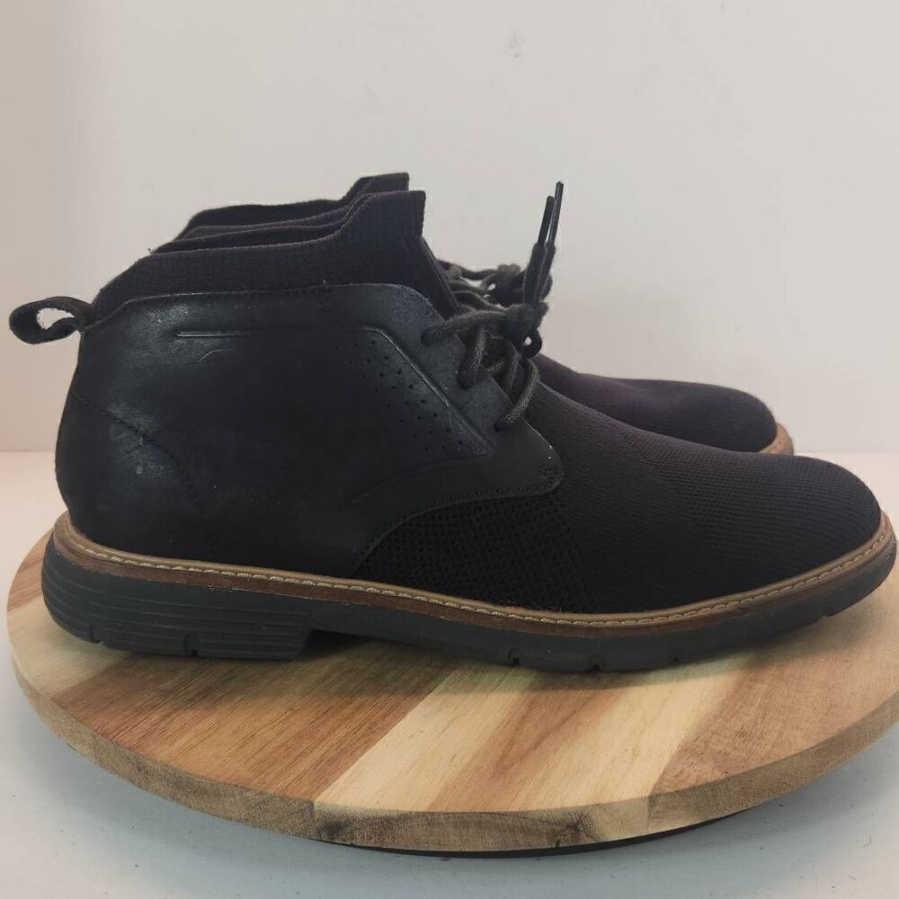 Mark Nason Los Angeles Men's Size 8 US 68979 Black Lace Up Ankle Boots